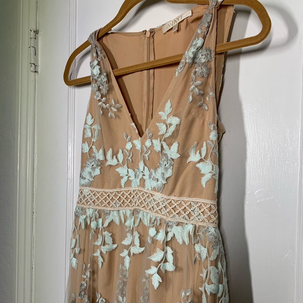 WAYF embroidered maxi dress